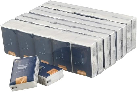 Cand 120 Packs Facial Tissue Travel Packs, 4 Ply Soft Tissues