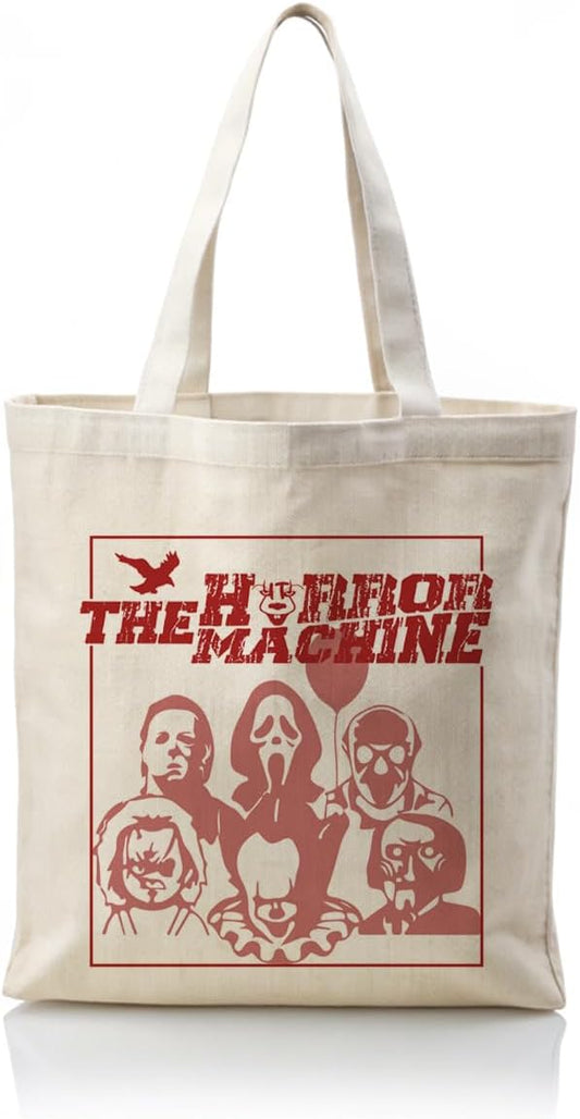 Canvas Tote Bag Aesthetic for Women,Reusable Canvas Cute Shoulder Bag for Grocery, Shopping, Beach & Daily Use