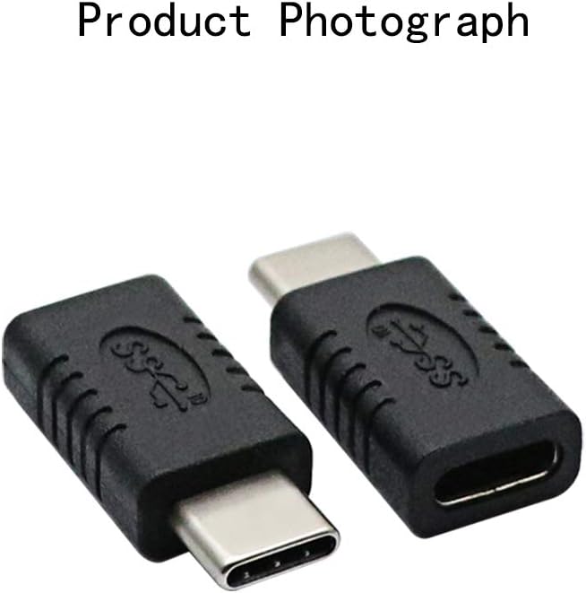 USB C Male to USB C Female Adapter, Converter, Support Data Synchronization and Charging, Suitable for Mobile Phones, Computers, Notebook Computers,2-Pack