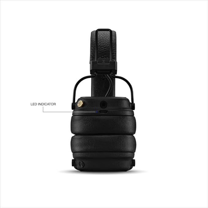 Marshall Major V On-Ear Wireless Bluetooth Headphones - Black