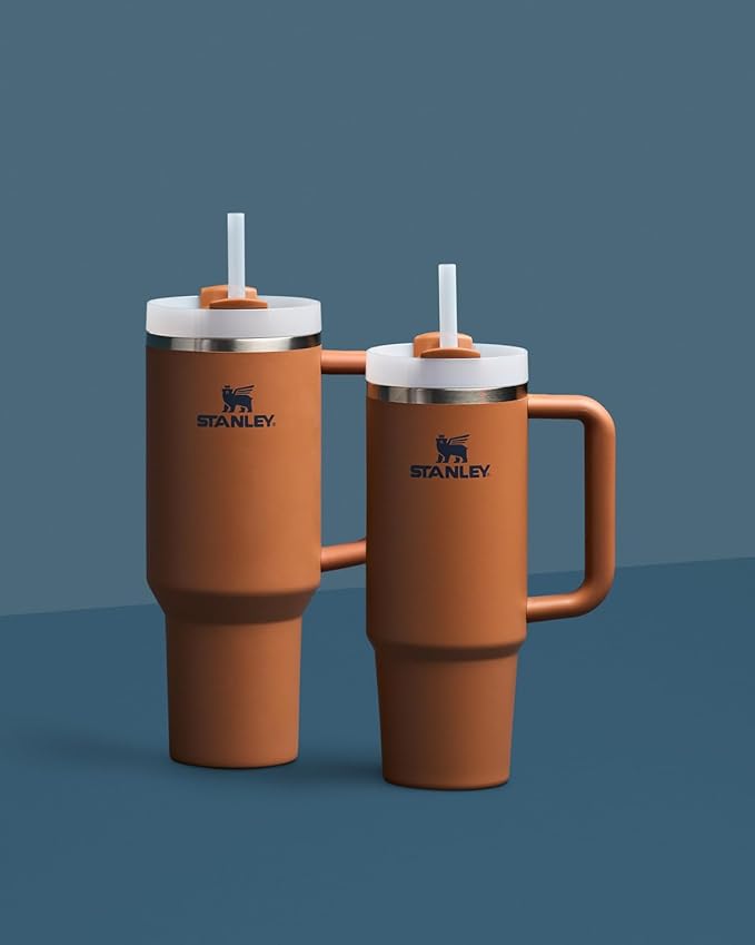 Stanley Quencher H2.0 Tumbler with Handle and Straw 30 oz | Flowstate 3-Position Lid | Cup Holder Compatible for Travel | Insulated Stainless Steel Cup | BPA-Free |Toast