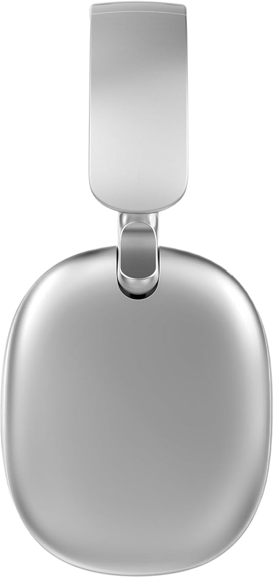 RORSOU C6 Active Noise Cancelling Headphones, Wireless Over Ear Bluetooth Headphones, 60H Playtime, Lightweight Folding Deep Bass Comfort Fit Ear Cups Headset with Mic for iPad/Travel/PC/Home Silver