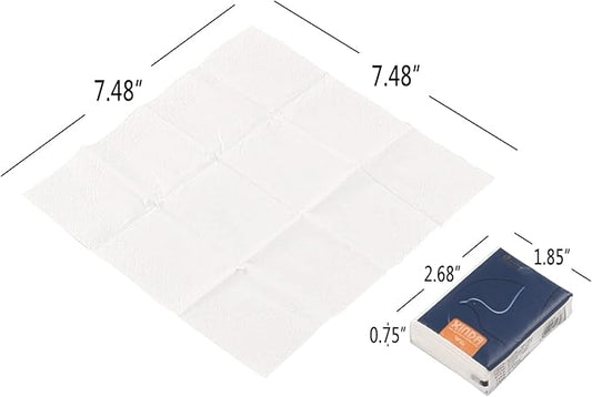 4-Ply Soft Pocket Facial Tissues, Unscented Travel Size Tissues, 150 Packs