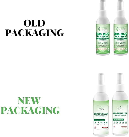 Lice, Mite, and Bed Bug Natural Travel Spray- TSA Approved 3 oz Size Bottles, Child & Pet friendly, Stain & Odor Free, For Hotels, Suitcase, Backpack, Shoes, Bed Bug Spray (2 Pack)
