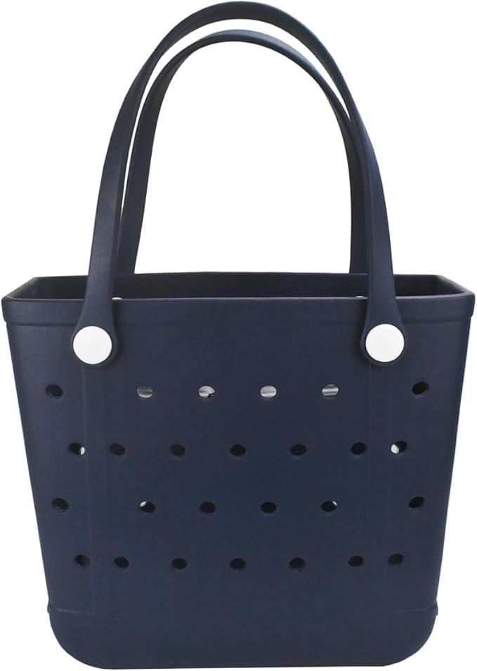 X Large Beach Bag, Oversized Rubber Beach Bag, Washable Open Tote Bag Durable Tote Travel Bags