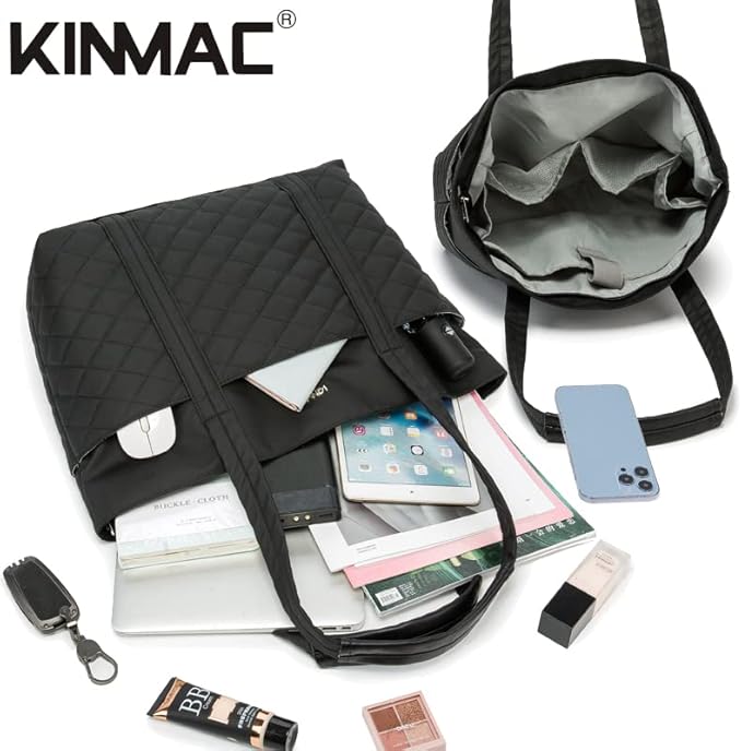 Kinmac Women's Laptop Tote Bag Top Handle Handbag Work Bag for Laptop Computer Up to 15.6 inch