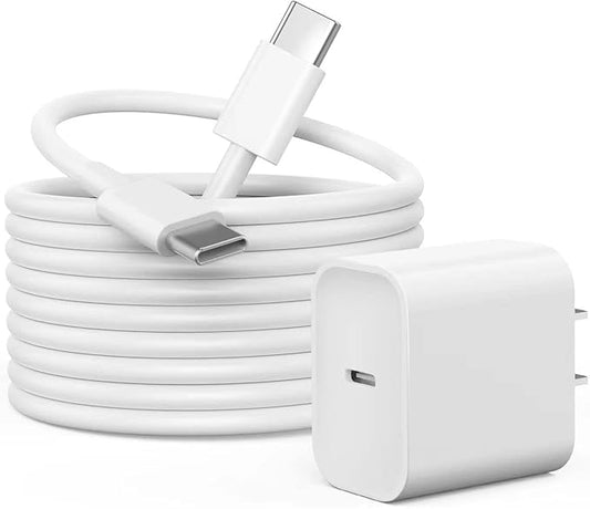 iPad Fast Charger, 20W Fast Charging Block with 10FT [Apple MFi Certified] iPhone 16 15 Charging Cable Compatible with iPhone 16/16Plus/15, iPad 10th/Air 5/4th/Mini 6th/Pro 12.9/11 inch 2022/2021/2020