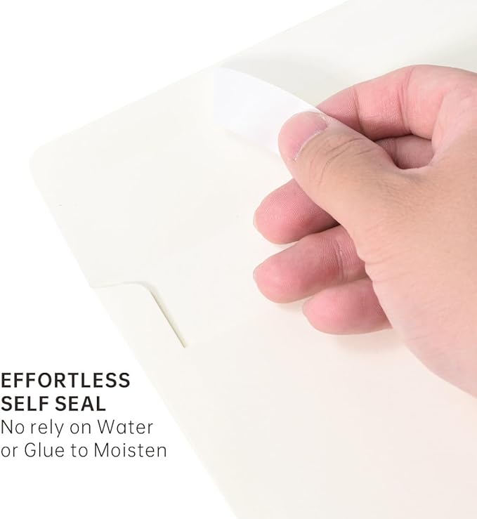 Keketer A4 Cream White Printable 4x6 Envelopes 70 Pack Self - Seal, for 4x6 Cards, Weddings, Invitations, Baby Shower 4.25 x 6.25 Inches