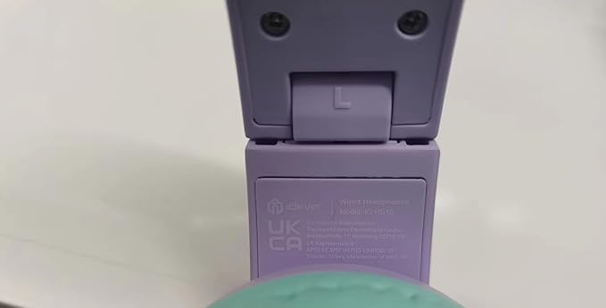 iClever HS19 Kids Headphones for School with Microphone, Safe Volume Limiter 74/85dBA, Over-Ear Girls Boys Headphones for Kids with FunShare Foldable Wired for iPad/Travel (Purple)