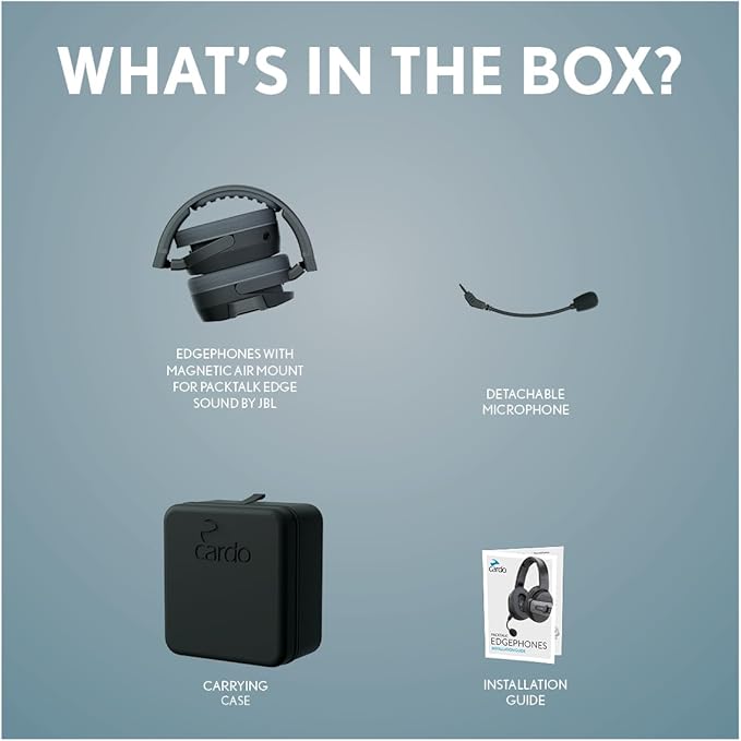 Cardo PACKTALK EDGEPHONES