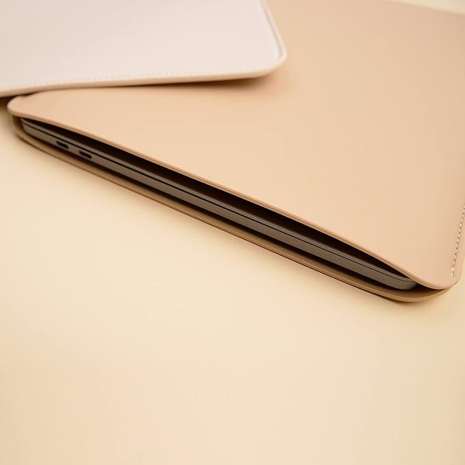 Laptop Sleeve 15.3 Inch Compatible with 2024 New 15 MacBook Air A3114 A2941 Color Beige