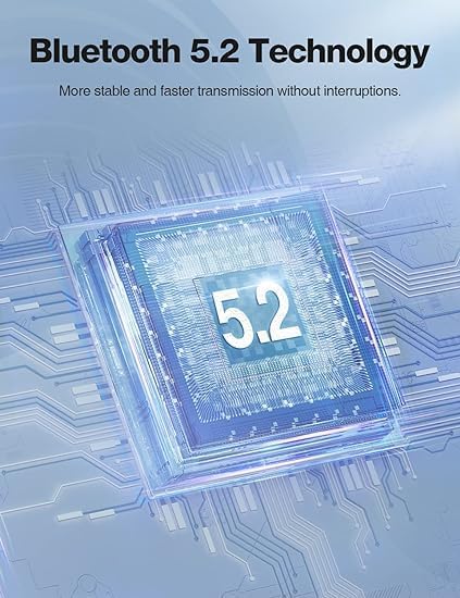 Bluetooth Headphones,V5.2 Wireless Bluetooth Earbuds w/Mic in-Ear Magnetic Neckband Earphone 30Hrs Playtime, IPX7 Sweatproof Deep Bass Headset for Phone Call Music Sports