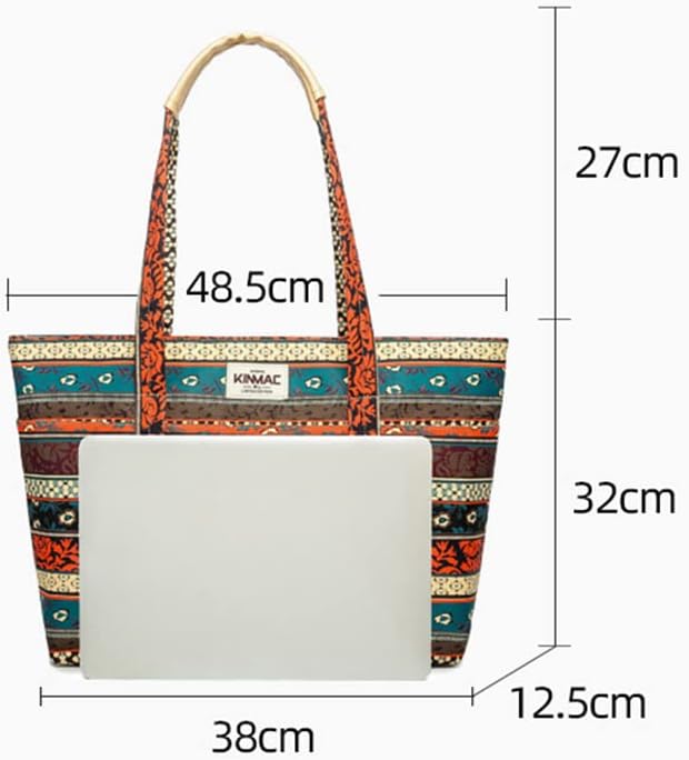 Kinmac Women's Laptop Tote Bag Top Handle Handbag Work Bag for Laptop Computer Up to 15.6 inch