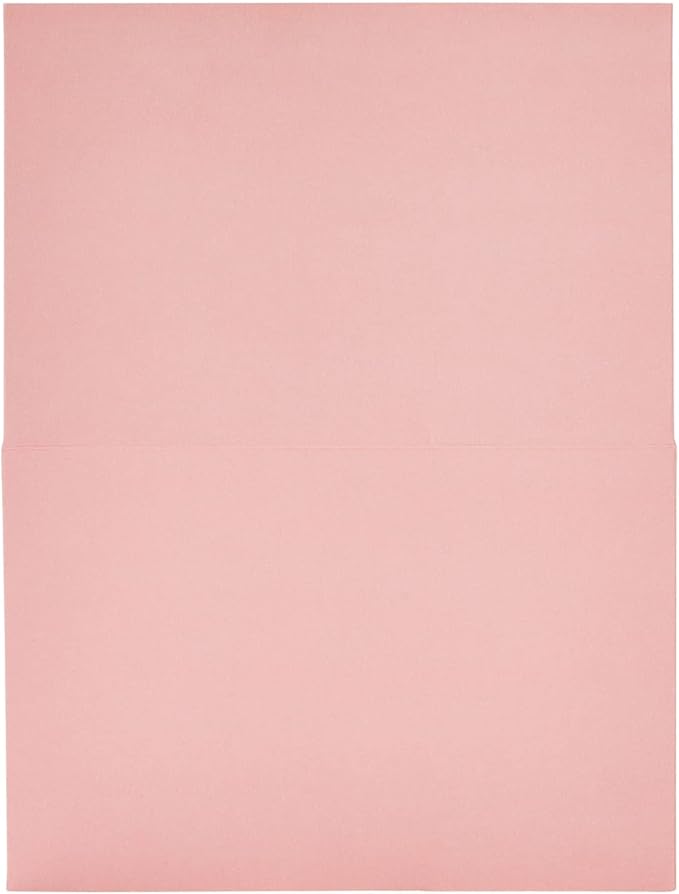 Sustainable Greetings 48 Pack 4x6 Blank Cards and Envelopes - DIY Printable Pink Cards with Envelopes for Birthday, Baby Shower, and Wedding Invitations