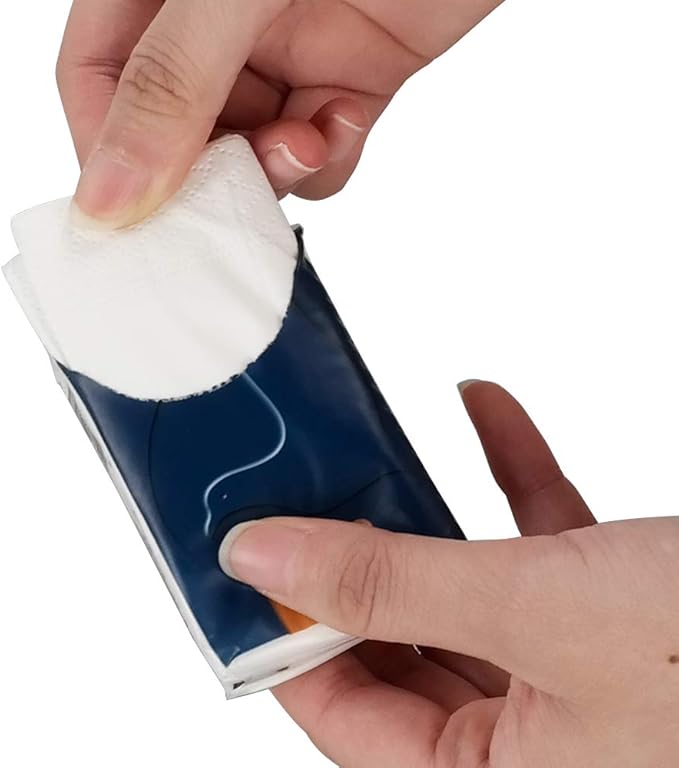 4-ply Small Facial Tissue, Pocket Packs Tissues, 100 Packs Tissues