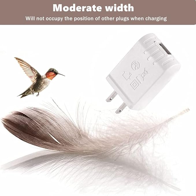UL Certified Power Adapter 5V 1A USB Wall Charger 1000mA DC Power Supply Compatible with All USB Plug 5V-1A Type A,5Pcs