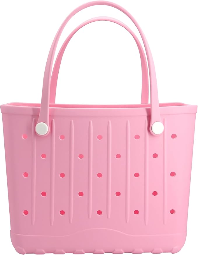 CXY Rubber Beach Bag EVA Waterproof Tote Bags Washable Sand-proof Travel Handbags for Pool Boat Groceries Work Sports