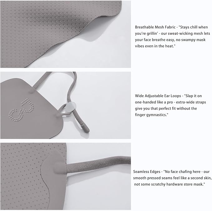 UPF50+ Half Mask,Face Shield,Sun Screen Protector for Face with Adjustable Ear Straps, Golf Visors for Women Golfers