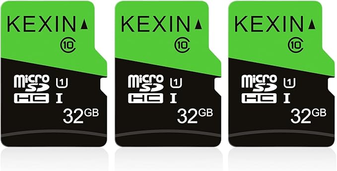 KEXIN 3 Pack 32GB Micro SD Card Memory Card MicroSDHC UHS-I Memory Cards Class 10 High Speed Card, C10, U1, 32 GB 3 Pack