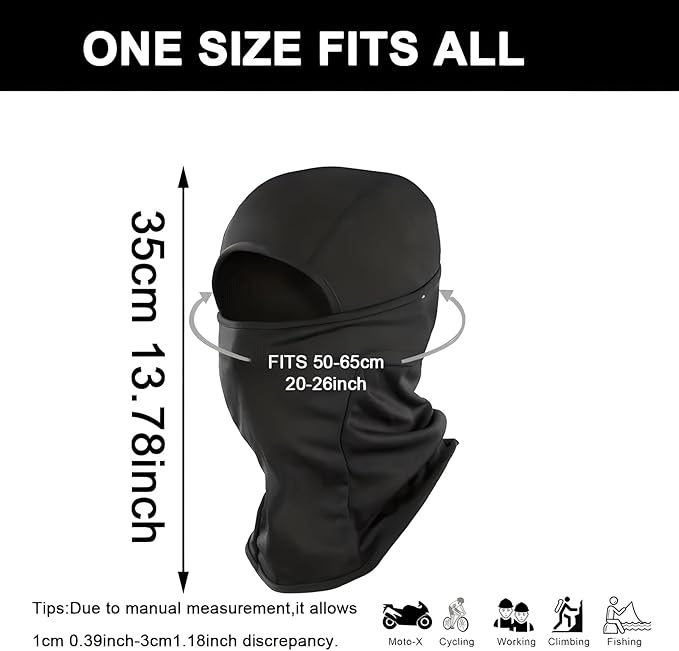 4 Pack Summer Balaclava Face Mask Sun UV Protection Hood Breathable Face Mask for Men Women - Motorcycle Fish