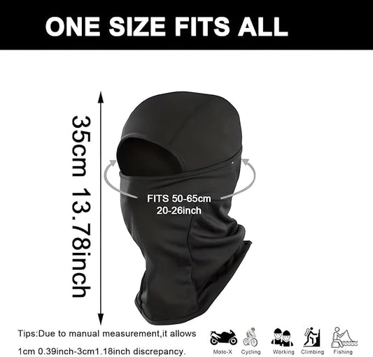 4 Pack Summer Balaclava Face Mask Sun UV Protection Hood Breathable Face Mask for Men Women - Motorcycle Fish