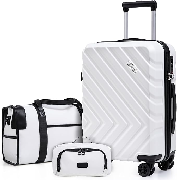 Luggage Sets 3 Piece,Suitcases with Wheels,Carry On Luggage Set 22x14x9 Airline Approved,Hardshell Luggage Sets With TSA Lock,20 Inch Carry On Suitcase