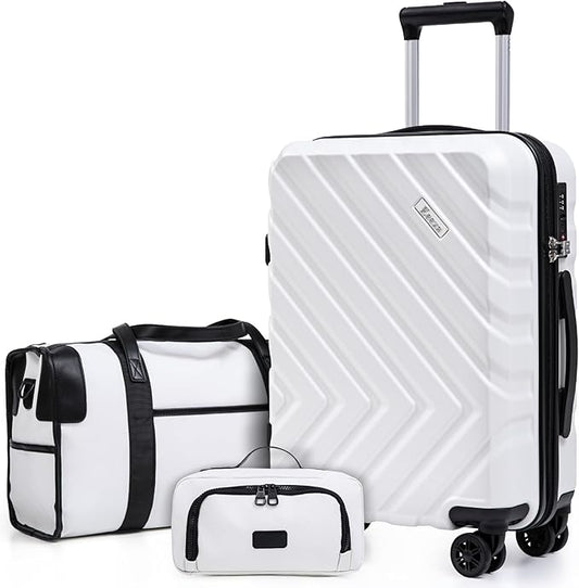 Luggage Sets 3 Piece,Suitcases with Wheels,Carry On Luggage Set 22x14x9 Airline Approved,Hardshell Luggage Sets With TSA Lock,20 Inch Carry On Suitcase