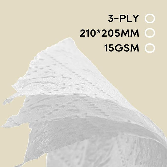 ECO BOOM Soft Pocket Tissues, Travel Size, 3-Ply, Hypoallergenic, 36 Packs, Eco-Friendly Facial Tissues for Car, Purse, and School