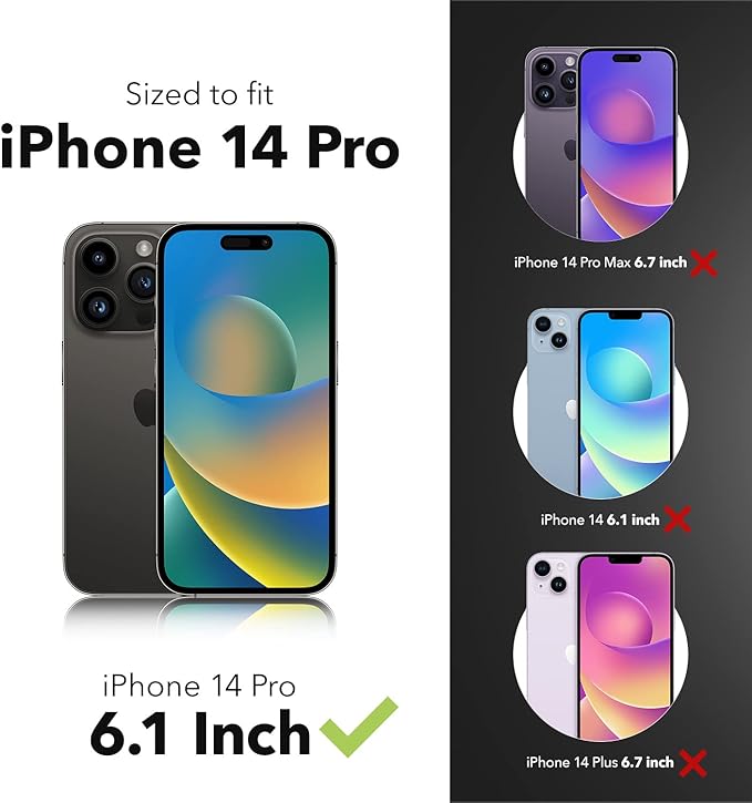 ZAGG Glass Elite Privacy Screen Protector for Apple iPhone 14 Pro - Two-Way Privacy Filter, 4X Stronger, Anti-Fingerprint Technology, InvisibleShield, Easy to Install