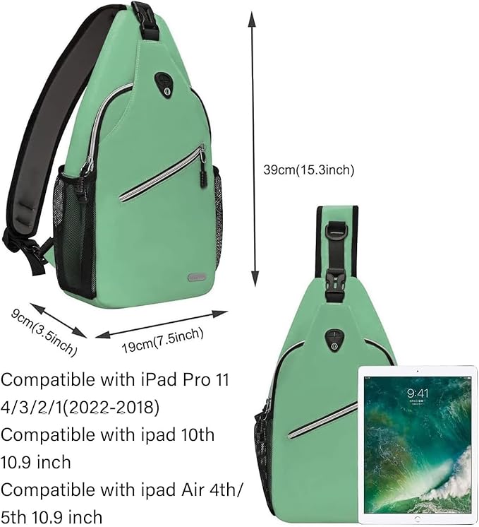 MOSISO Sling Backpack, Multipurpose Crossbody Shoulder Bag Travel Hiking Daypack