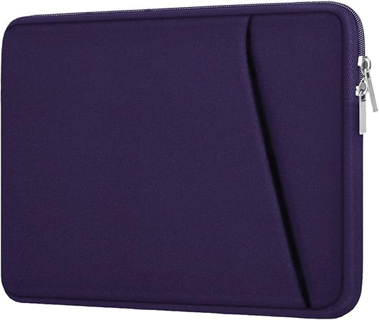 Laptop Sleeve 14 inch, Durable Carrying Bag Shockproof Protective Case Cover, Handbags Briefcase Laptop Bag Compatible with 14" MacBook Air/Pro HP Asus Lenovo Notebook Computer, Purple