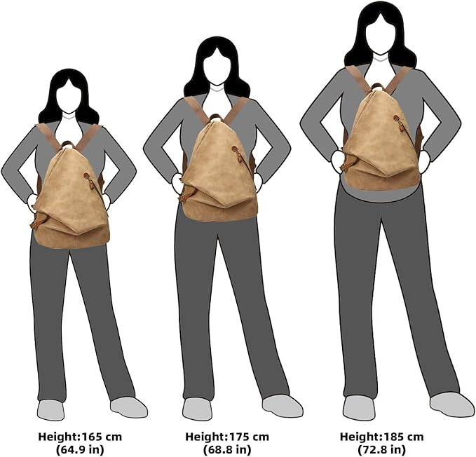 KL928 PU Leather Vintage Backpack – Large Casual Daypack Outdoor Travel Rucksack Hiking Backpacks for Men Women