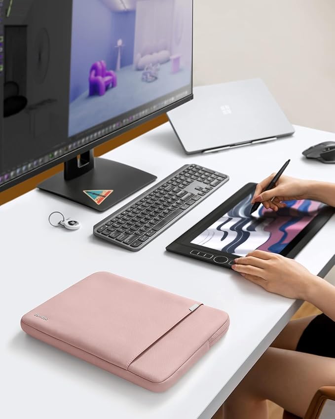 tomtoc 360° Protective Laptop Sleeve for 13.5-14.4 Inch Surface Laptop Studio/6/5/4/3, Surface Book, Water-Resistant Laptop Case for Acer Aspire/Swift 14, ASUS Vivobook/Zenbook 14, Jumper EZbook X3