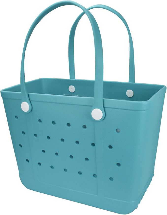 Beach Tote Bag for Women, Rubber Beach Bag Waterproof Sandproof, Extra Large EVA Tote Bag Boat Bag