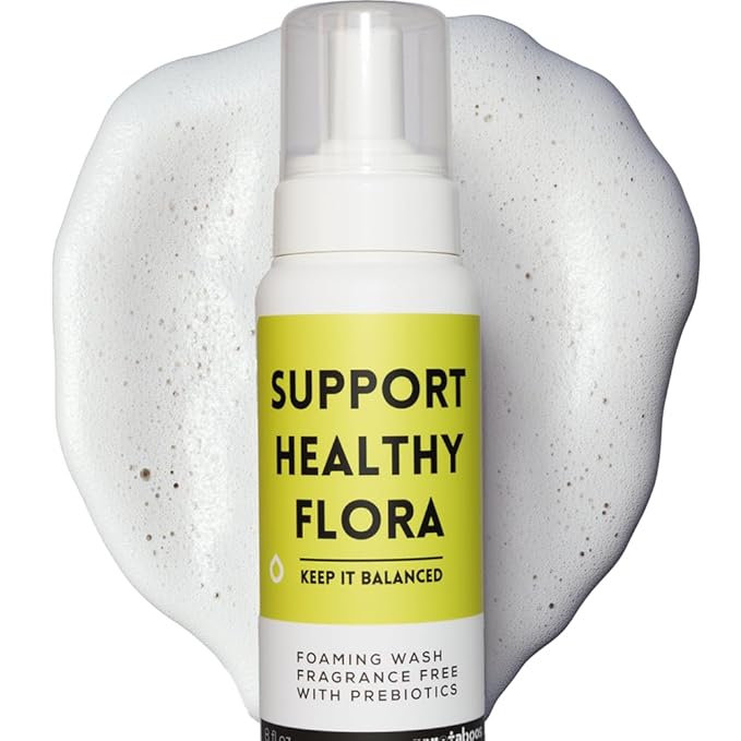 pH Balance Feminine Wash for Women & Men – Fragrance-Free Unscented Foam Cleanser for Intimate wash, Prebiotic pH Cleanser, Sensitive Daily Hygiene Wash