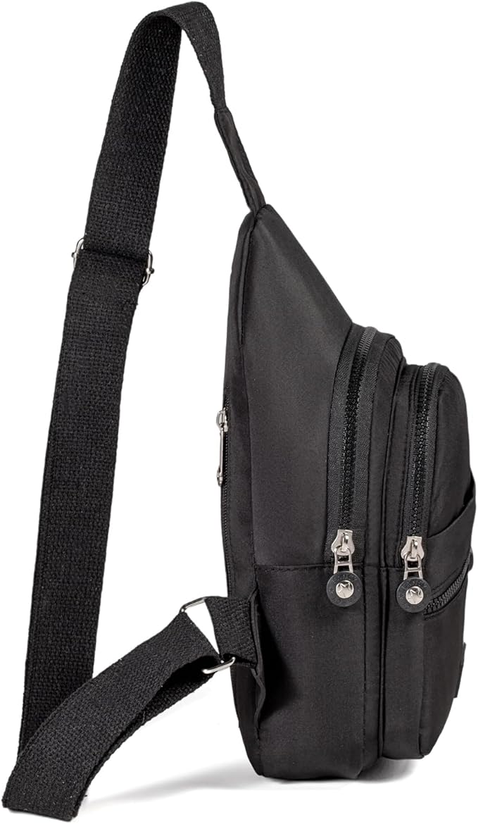 EVANCARY Small Sling Bag for Women Men, Sling Backpack Chest Daypack Crossbody Bag for Travel Outdoor Hiking