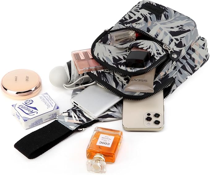 EVANCARY Small Sling Bag for Women Men, Sling Backpack Chest Daypack Crossbody Bag for Travel Outdoor Hiking