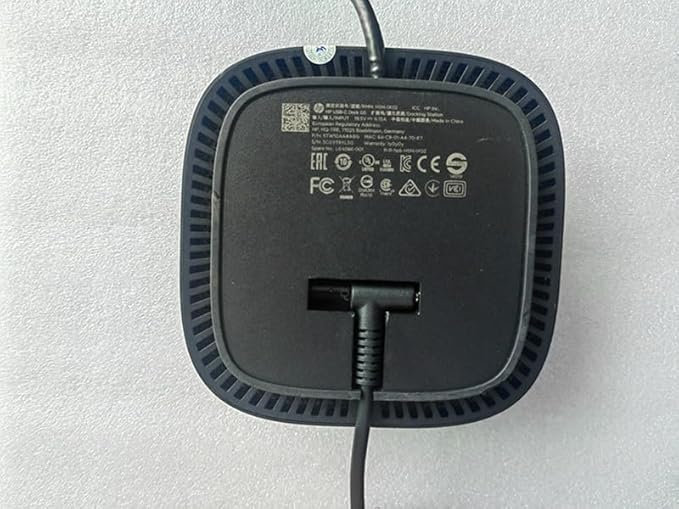 120W AC Charger for HP USB-C Dock G5, USB-C/A Universal Dock G2 5TW13AA, Envy 15 17 Series, Omen 15-5000 5100 5200, 710415-001 L41856-001 AC Adapter