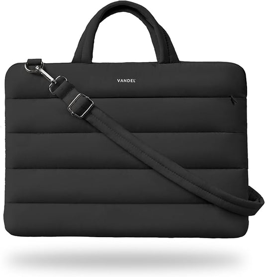 Vandel 15-16 inch Laptop Carrying Case Sleeve with Strap, Shoulder Bag with Handle, 16 in Laptop Bag for Women, MacBook Air 15 Inch Carrying Case, MacBook Pro 16, 15.6 in HP, Dell Lap top Messenger
