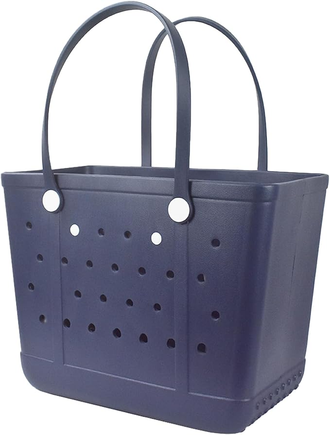 Beach Tote Bag for Women, Rubber Beach Bag Waterproof Sandproof, Extra Large EVA Tote Bag Boat Bag