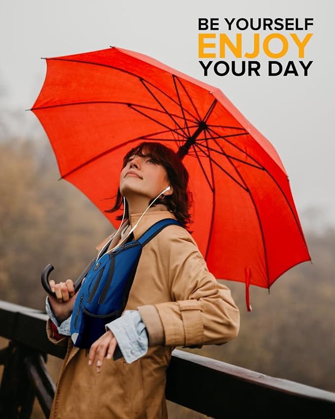 Sling Bag for Women, Crossbody Bag for Men, Cross Body Hiking Backpack, Travel Daypack, Chest Pack with Chest Phone Holder