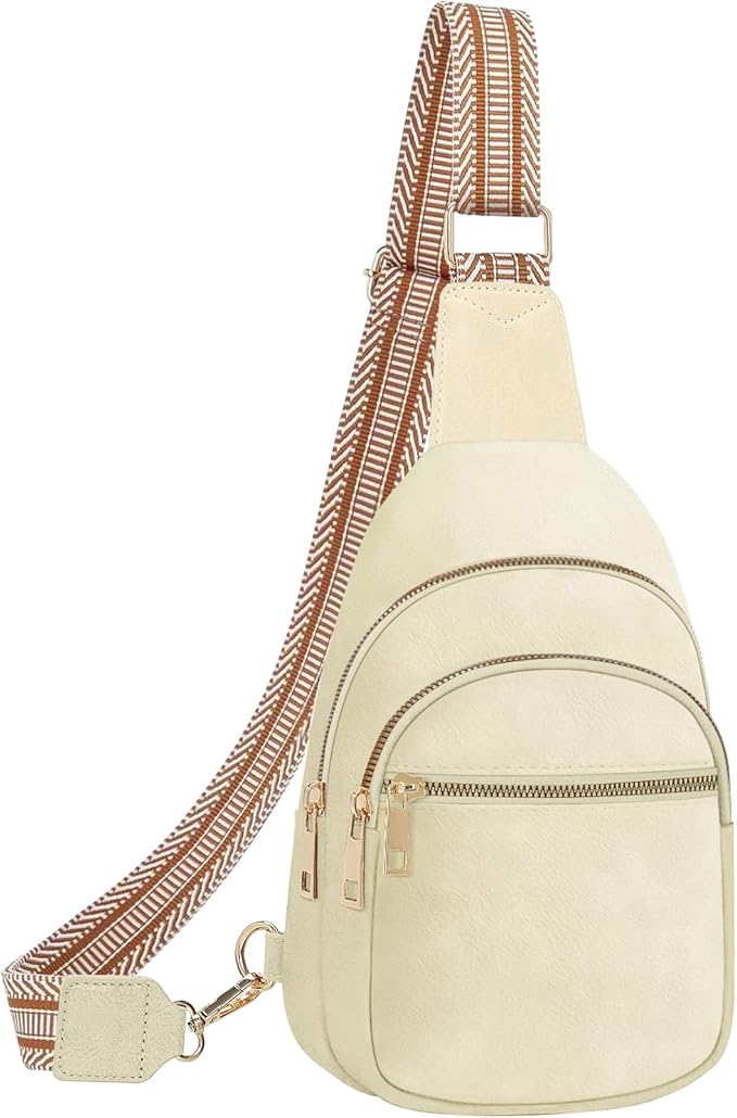 Small Leather Sling Bags for Women Fashion Crossbody Backpack Purse Sling Crossbody Bags