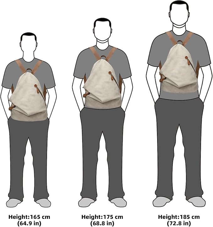 KL928 PU Leather Vintage Backpack – Large Casual Daypack Outdoor Travel Rucksack Hiking Backpacks for Men Women