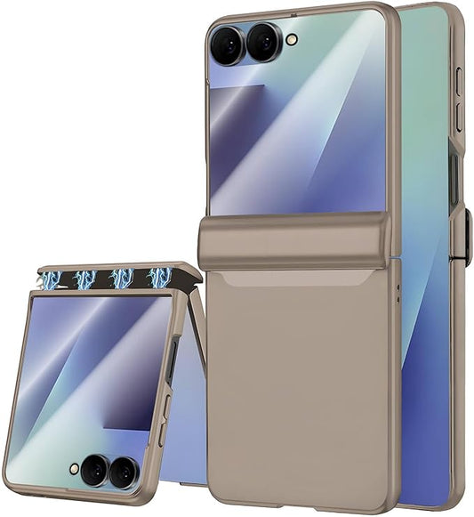 STORMTAL for Samsung Galaxy Z Flip 7 Case, Hinge Protection, Built-in Screen Protector, Wireless Charging, Shockproof, Slim Rugged Phone Protective Case for Galaxy Z Flip 7