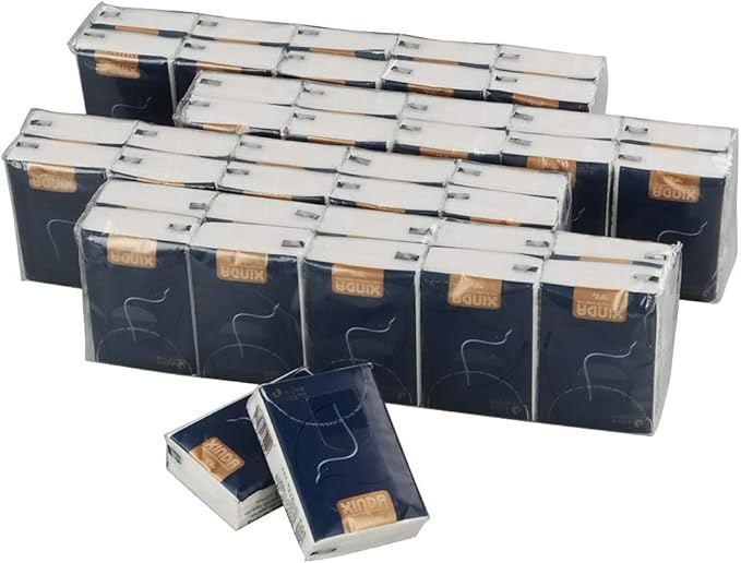 4-ply Small Facial Tissue, Pocket Packs Tissues, 100 Packs Tissues