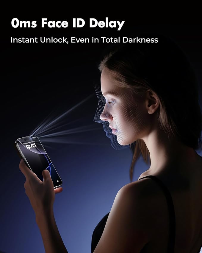 UNBREAKcable 3-Pack Screen Protector for iPhone 16 Pro Tempered Glass - [One-Pull Perfection] [Auto Dust-Elimination] [9H+ Hardness] [99.99% HD Clear] Full Coverage for iPhone 6.3 inch