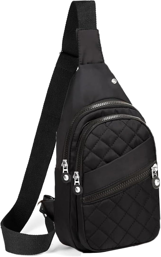 EVANCARY Small Sling Bag for Women Men, Sling Backpack Chest Daypack Crossbody Bag for Travel Outdoor Hiking