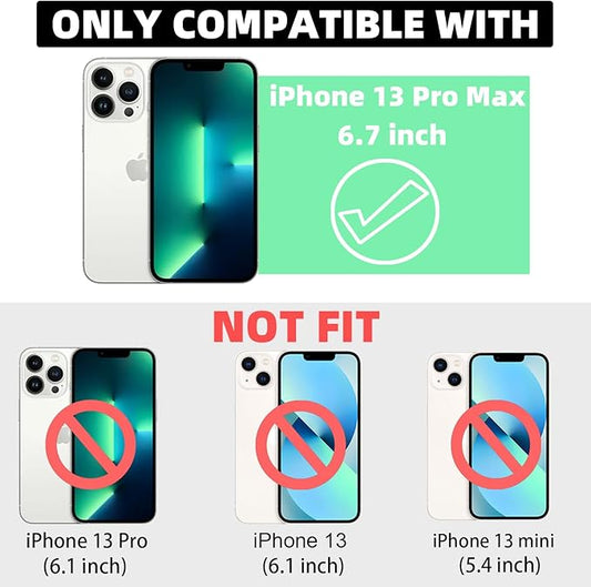 for iPhone 13 Pro Max Case Magnetic,Soft Cute Luxury Leopard Cheetah Pattern Plating Glitter Bling Phone Case Compatible with MagSafe Clear Shockproof Back Cover for Women Girl 6.7"-Blue