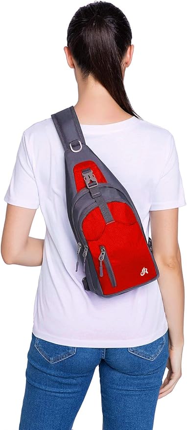 Y&R Direct 14 Colors Lightweight Sling Backpack Sling Bag Travel Hiking Small Backpack for Women Men Gifts