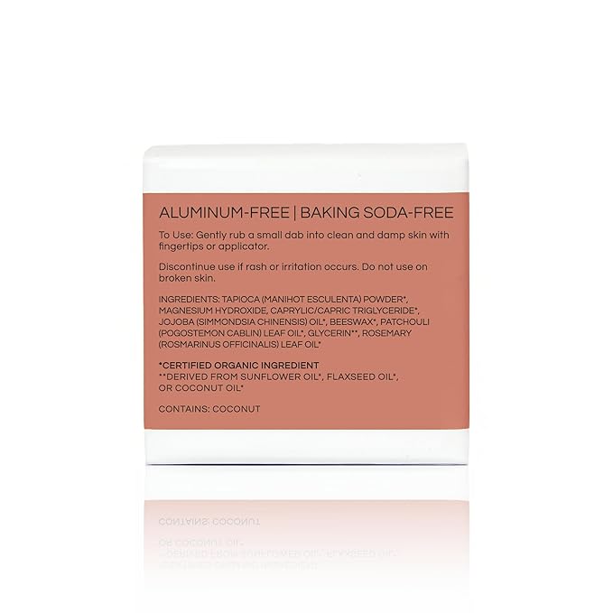 Little Seed Farm All Natural Deodorant Cream, Aluminum Free Deodorant for Women or Men, 2.4 Ounce - Rosemary Patchouli